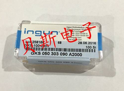 INGUN英钢GKS050 303  090A2000（杯头）探针 50mil顶针 弹簧针