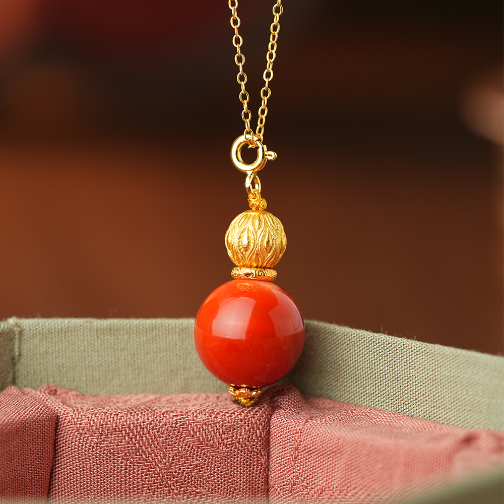 御臻珠宝南红玛瑙葫芦吊坠