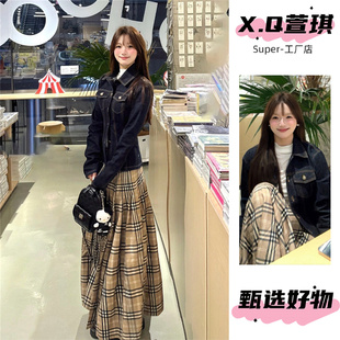 丹宁色韩里韩气修身收腰牛仔衣外套女春秋2025新款百搭通勤短开衫