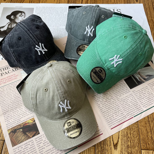 NewEra纽亦华新款水洗做旧棒球帽
