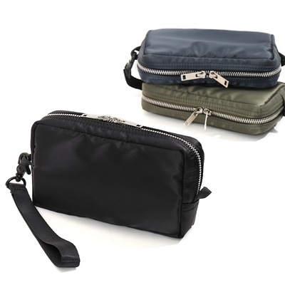 日系潮牌长款吉田手机包证件袋