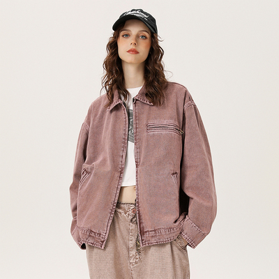 美式复古宽松底特律工装夹克男