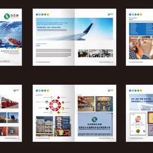 物流货运清关报关拖车仓储商检熏蒸危险品运输海事监装画册设计印