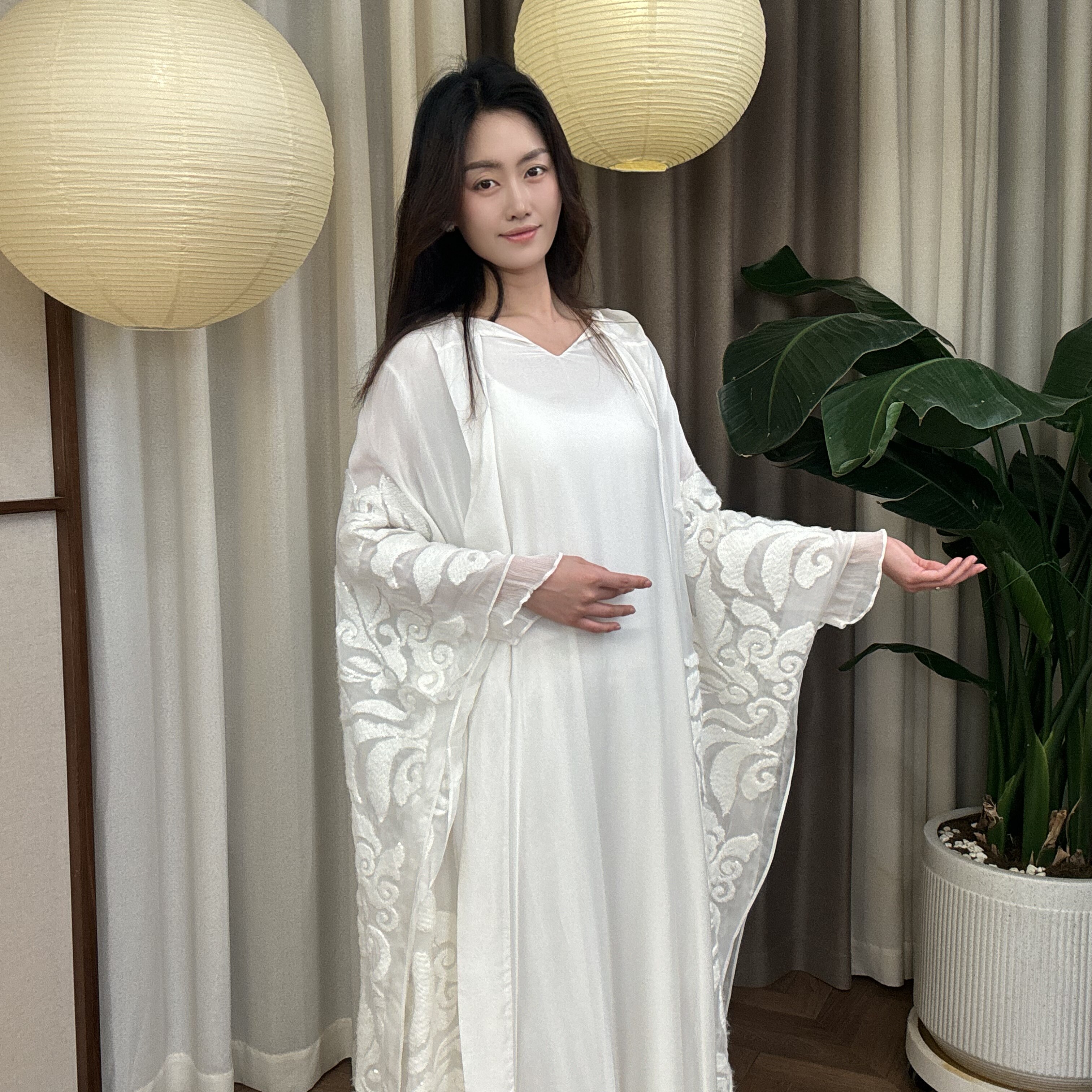 净居衣舍桑蚕丝禅舞服禅服禅意疗愈服连衣裙