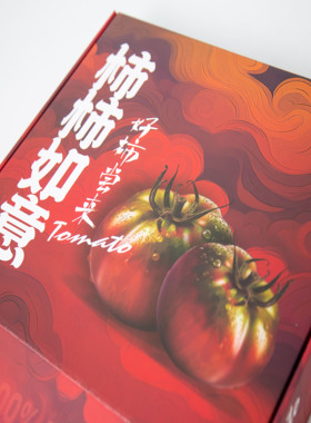 丹东东港碱地铁皮柿子5斤礼盒装 包邮