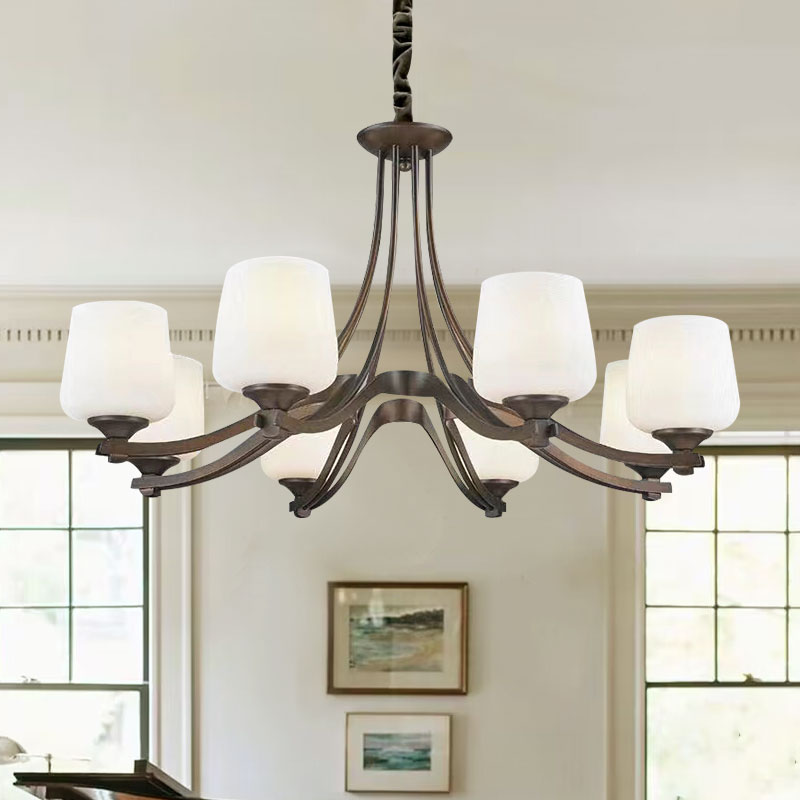 2025新款美式吊灯客厅餐厅卧室灯