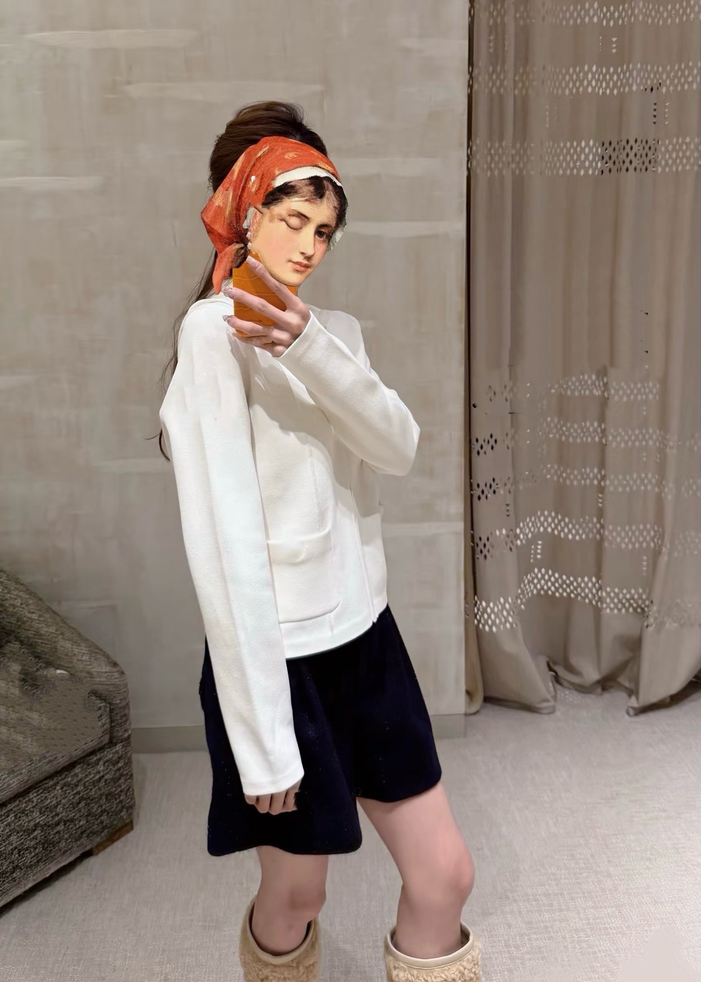 2026早春新款女装滑雪系列直筒经典圆领夹克外套拉链针织开衫外套,女装/女士精品,短外套,淘宝优惠券,粉丝福利购,淘宝优惠卷