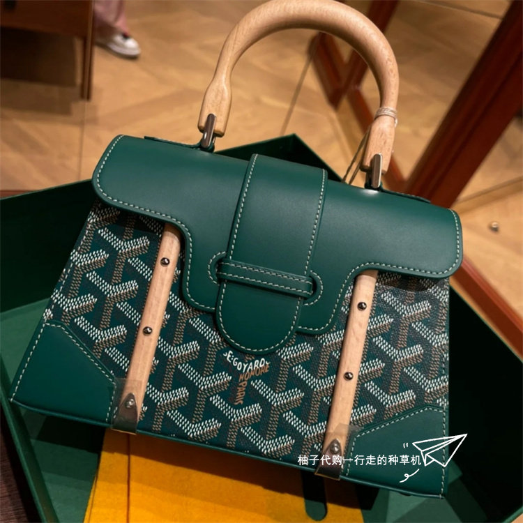 Goyard戈雅 新款Saigon mini迷你西贡包硬版木条手提单肩斜挎女包|ruв категории Сумки, Г - жа сумки - от Buy2taobao.com для оказания профессиональной услуги покупки агента Taobao