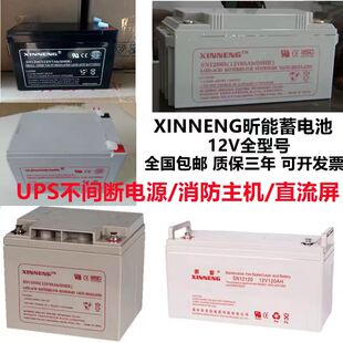 XINNENG昕能蓄电池12V4A5A7A12A17A24A38A65A100AH消防/UPS电源用