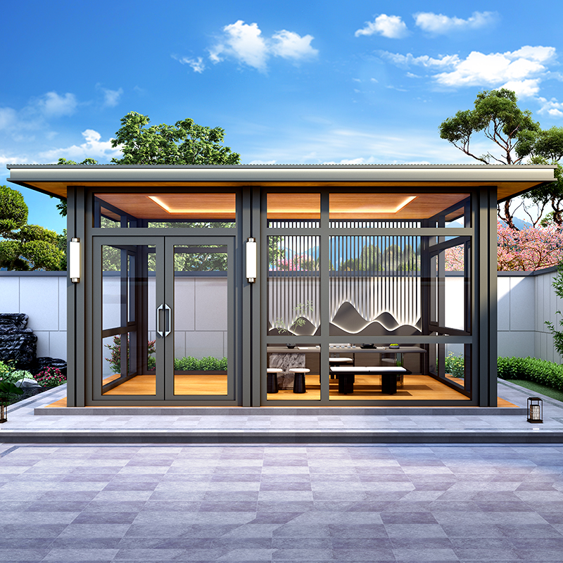 铝合金凉亭铝艺阳光房茶室定制