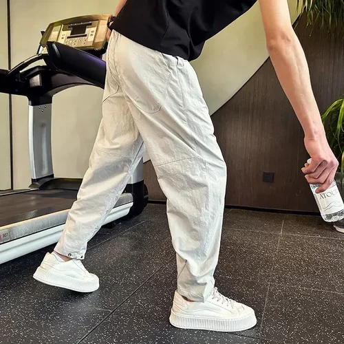 潮牌速干宽松哈伦裤休闲裤