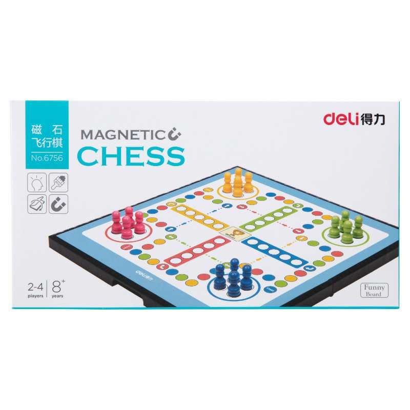 得力新款党徽116756磁性飞行棋