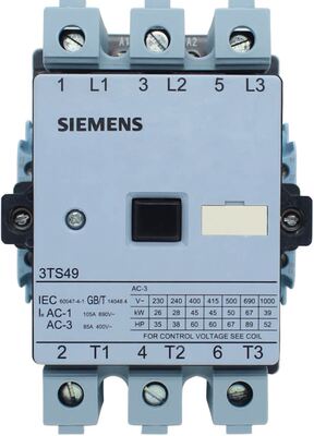 议价原装西门子接触器3TS49 11 22 IEC 60947-4-1 AC-1 105A AC-3