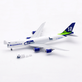 现货 HX 1:400 西雅图海鹰队 B747-8F N770BA 开仓版 B631006C