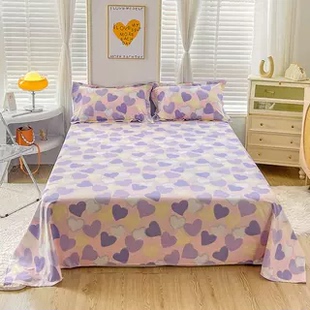 花卉小碎花ins风清新纯棉床单单件 全棉亲肤被单简约宿舍单人双人