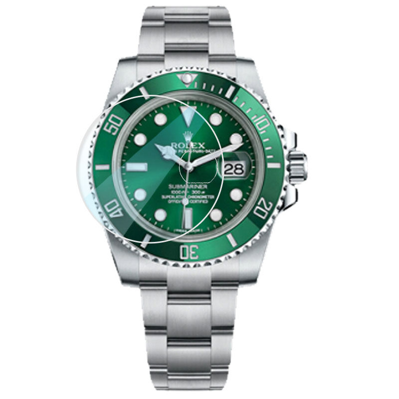 适用劳力士手表绿水鬼116610lv钢化膜40表扣贴膜保护膜表带膜表膜