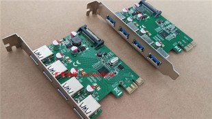 魔羯(MOGE)MC2018 PCIEx1转4口高速USB3.0扩展卡(免插电),性能优