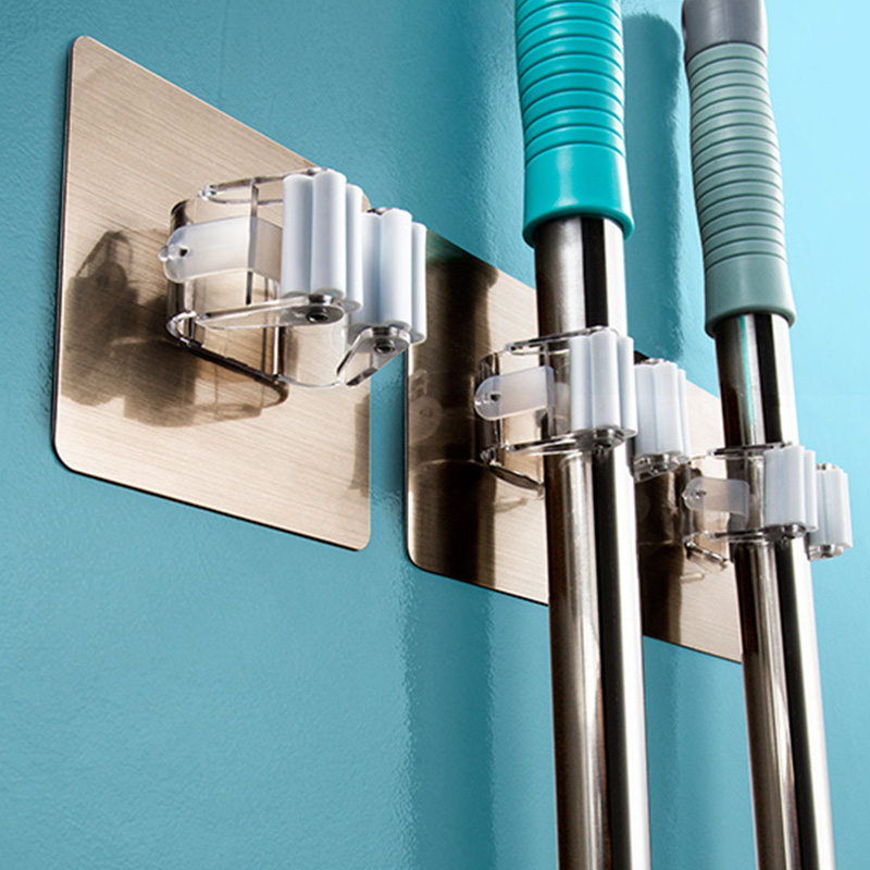 免打孔浴室挂神器拖把挂强力挂钩