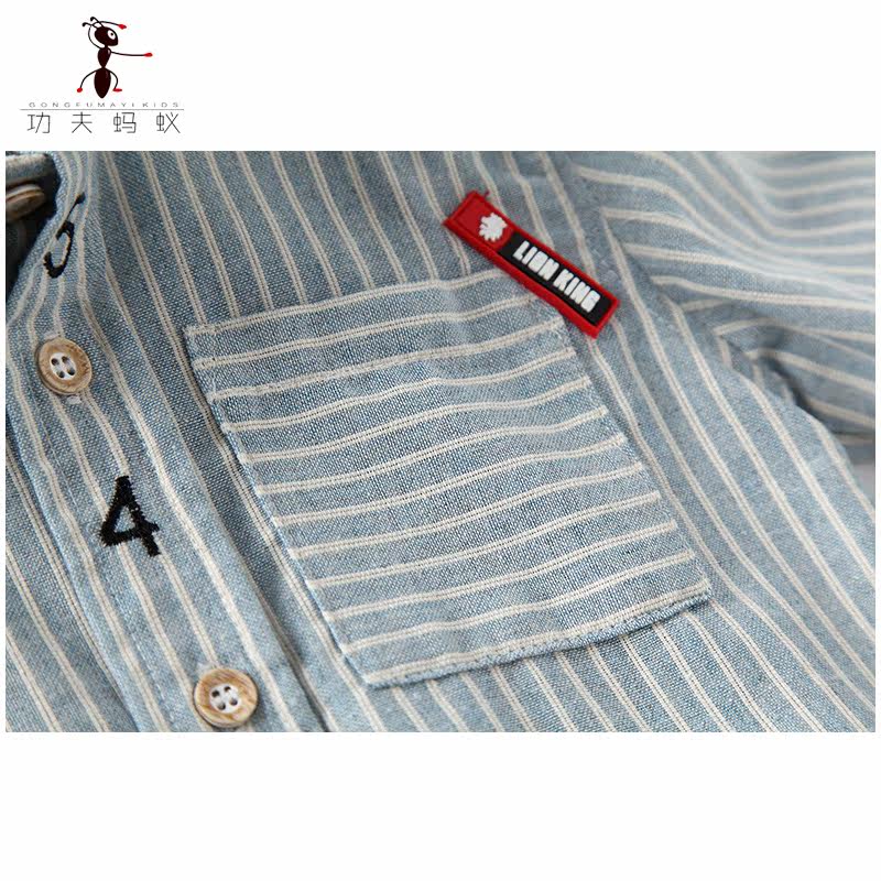 Chemise garcon à manche longue - Ref 2073598 Image 4