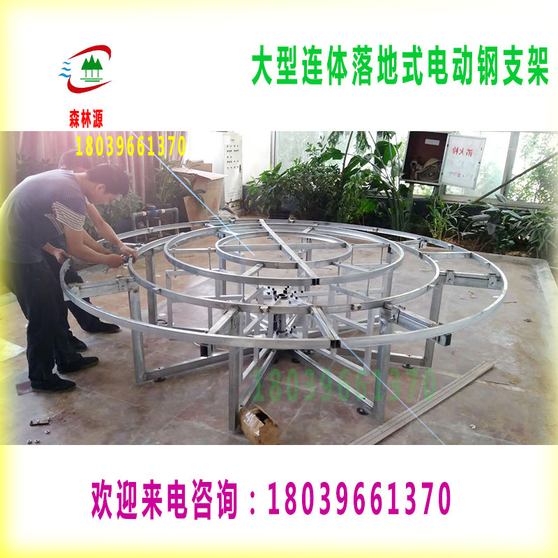 电动钢架转盘电动遥控调速转盘酒店餐桌电动转盘大型遥控展示转盘