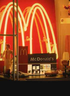 装饰你的房间超有感觉的麦门M记霓虹灯桌面氛围灯礼物摆件礼物