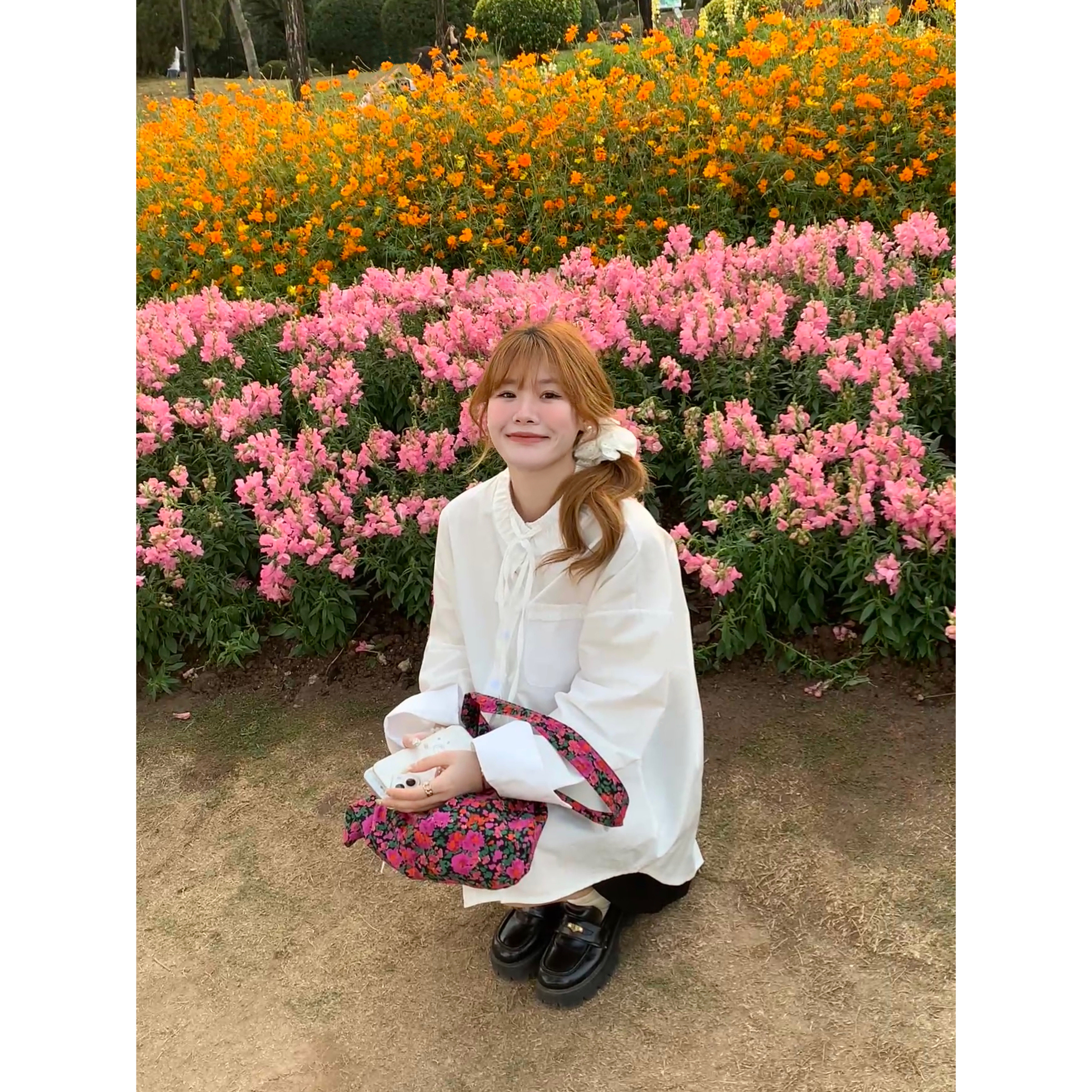 很cdg的一件衬衫 春季新款白色内搭长袖衬衫女上衣图片