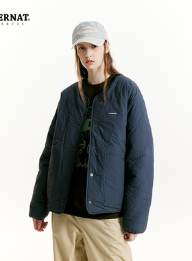 Covernat摇粒绒双面穿外套无领夹克潮牌街头休闲风外套24秋冬新品