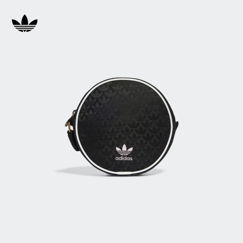 adidas阿迪达斯运动单肩小圆包女子三叶草IT7388