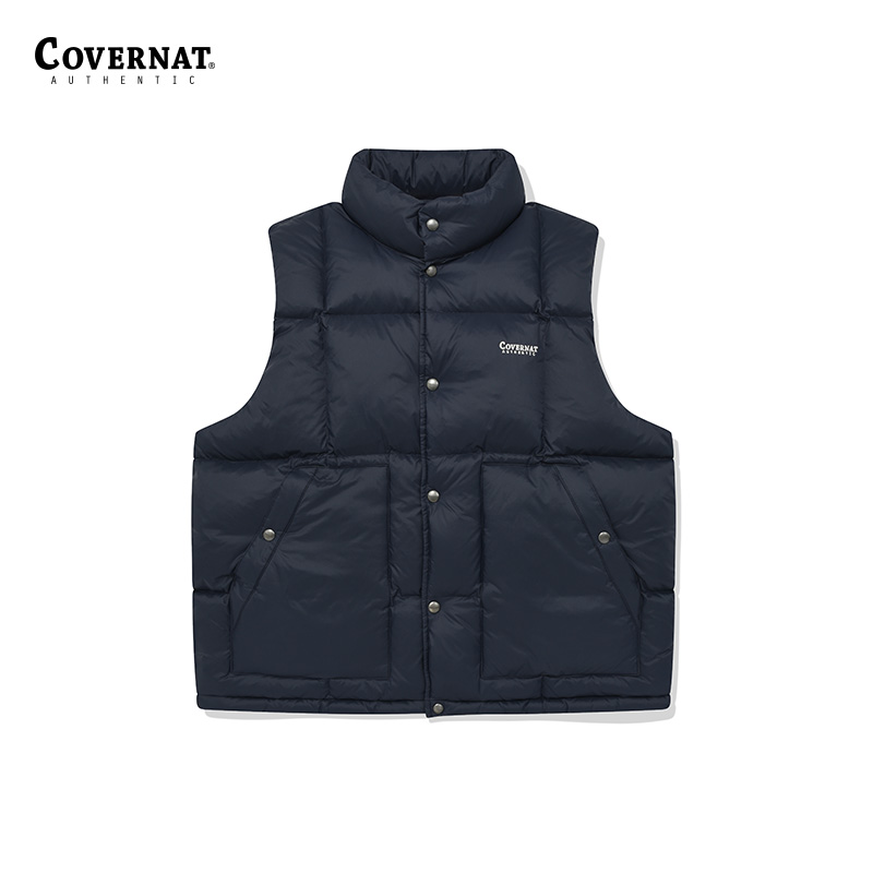 Covernat冬新品RDS实用羽绒马甲背心叠穿男女同款24秋冬新品