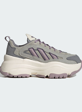 adidas阿迪达斯三叶草女鞋2025春季新款OZGAIA W厚底老爹鞋JS1658
