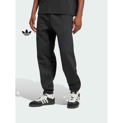 adidas阿迪达斯拉绳松紧腰休闲运动裤男装新款官方三叶草JC9575