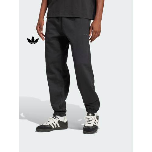 adidas阿迪达斯拉绳松紧腰休闲运动裤男装新款官方三叶草JC9575