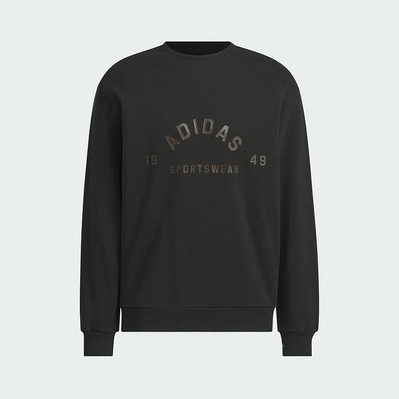 阿迪达斯男装2024秋季新款复古宽松运动卫衣休闲圆领套头衫JL6063