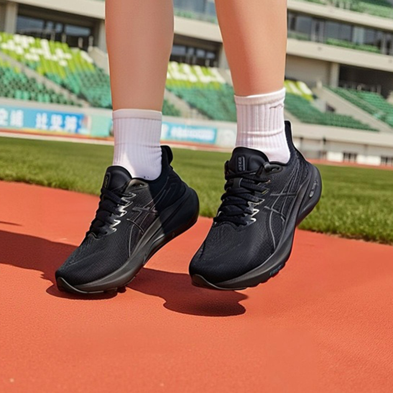 ASICS亚瑟士女鞋GT-2000 13缓震训练运动鞋黑武士跑步鞋1012B666