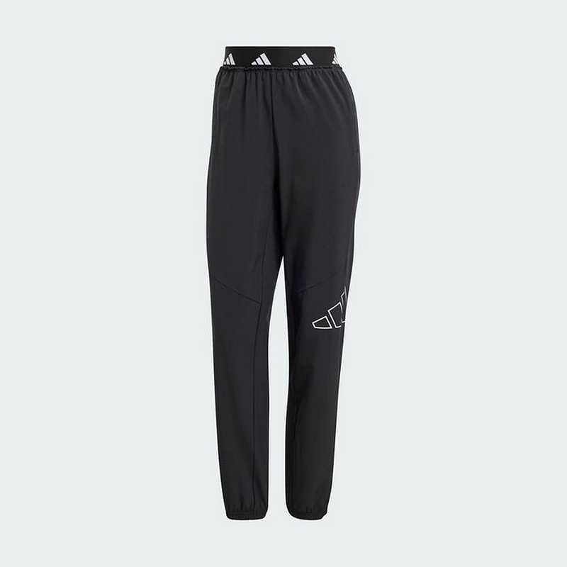 adidas阿迪达斯运动瑜伽健身裤2024秋女跑步修身梭织长裤 IW6396