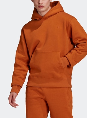 adidas阿迪达斯运动休闲连帽套头长袖卫衣男装三叶草H62532