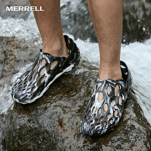 一脚蹬 男女情侣溯溪涉水鞋 毒液户外运动拖凉鞋 MERRELL迈乐洞洞鞋