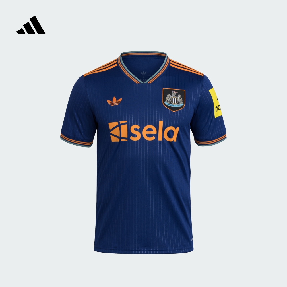 速干纽卡斯尔联球迷版第二客场足球短袖球衣男adidas阿迪达斯官方