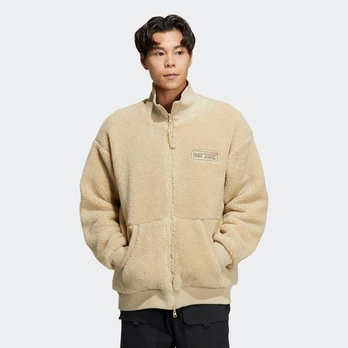 adidas阿迪达斯宽松羊羔绒双面穿夹克外套男装轻运动IK3507