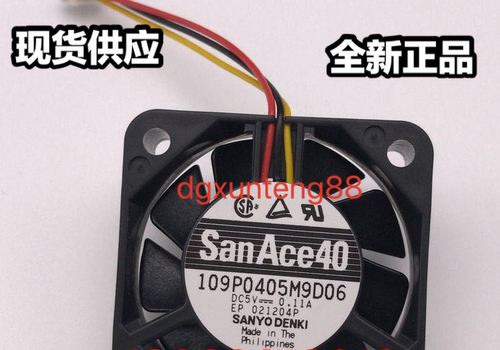 三洋SANYO 109P0405M9D06 4010 4CM5V静音显卡电瓶电动车散热风扇