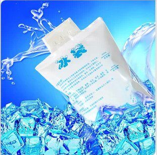 正品加厚型保冷400ml冰袋注水冰袋冷藏保鲜可重复使用 带真假鉴别