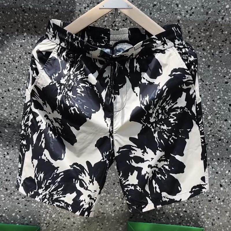夏季欧货高品质印花沙滩裤