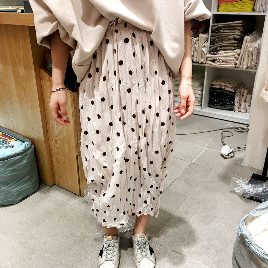 現~韓國東大門2019春夏甜美氣質松緊腰波點半身裙女不規則百褶裙在類目 女裝/女士精品, 半身裙中 - 來自Buy2taobao.com提供專業的淘寶代購服務
