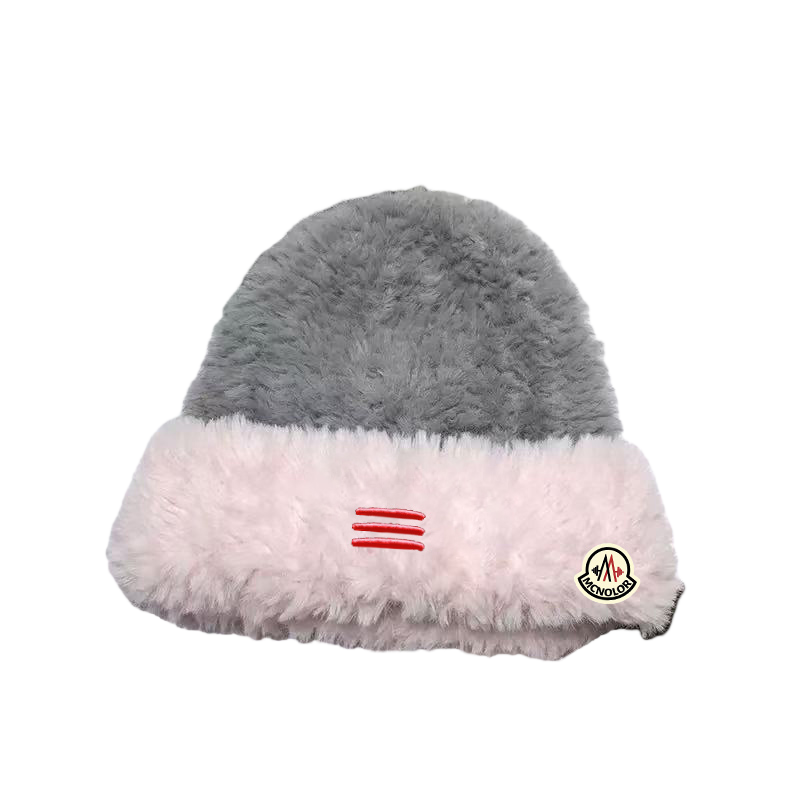 【官方直营】蒙口钢琴毛绒拼接男女保暖冷帽时尚百搭显脸小护耳帽