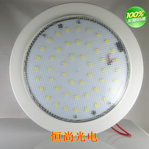 12V24v直流9W 太阳能吸顶灯 led节能灯 客厅圆形灯 平板灯 房车灯