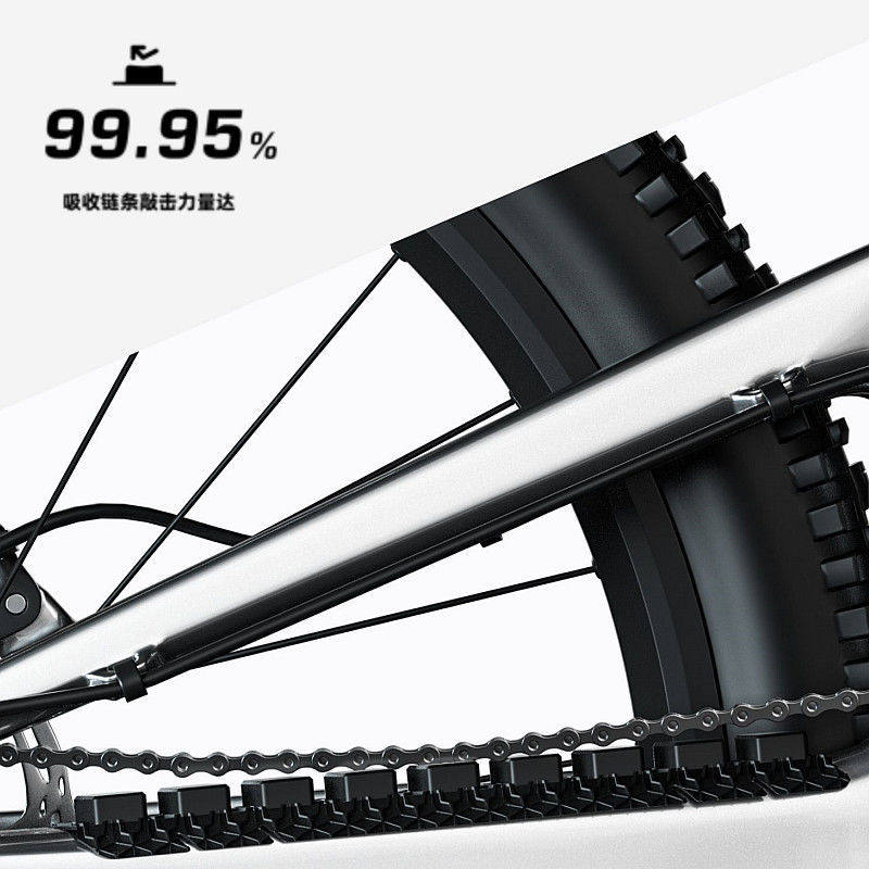 美利达通用自行车硅胶链条保护贴山地公路车气囊护链贴防刮蹭配件