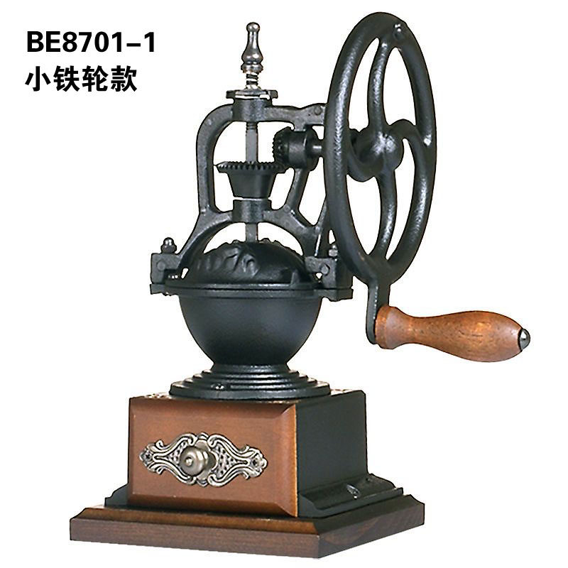 be台湾CTC8701-1 家用手动咖啡研磨机be复古铸铁手摇磨豆机磨粉机