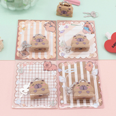 硅胶卡通手动迷你挂锁学生宿舍抽屉柜小挂锁箱包锁卡通迷你锁头