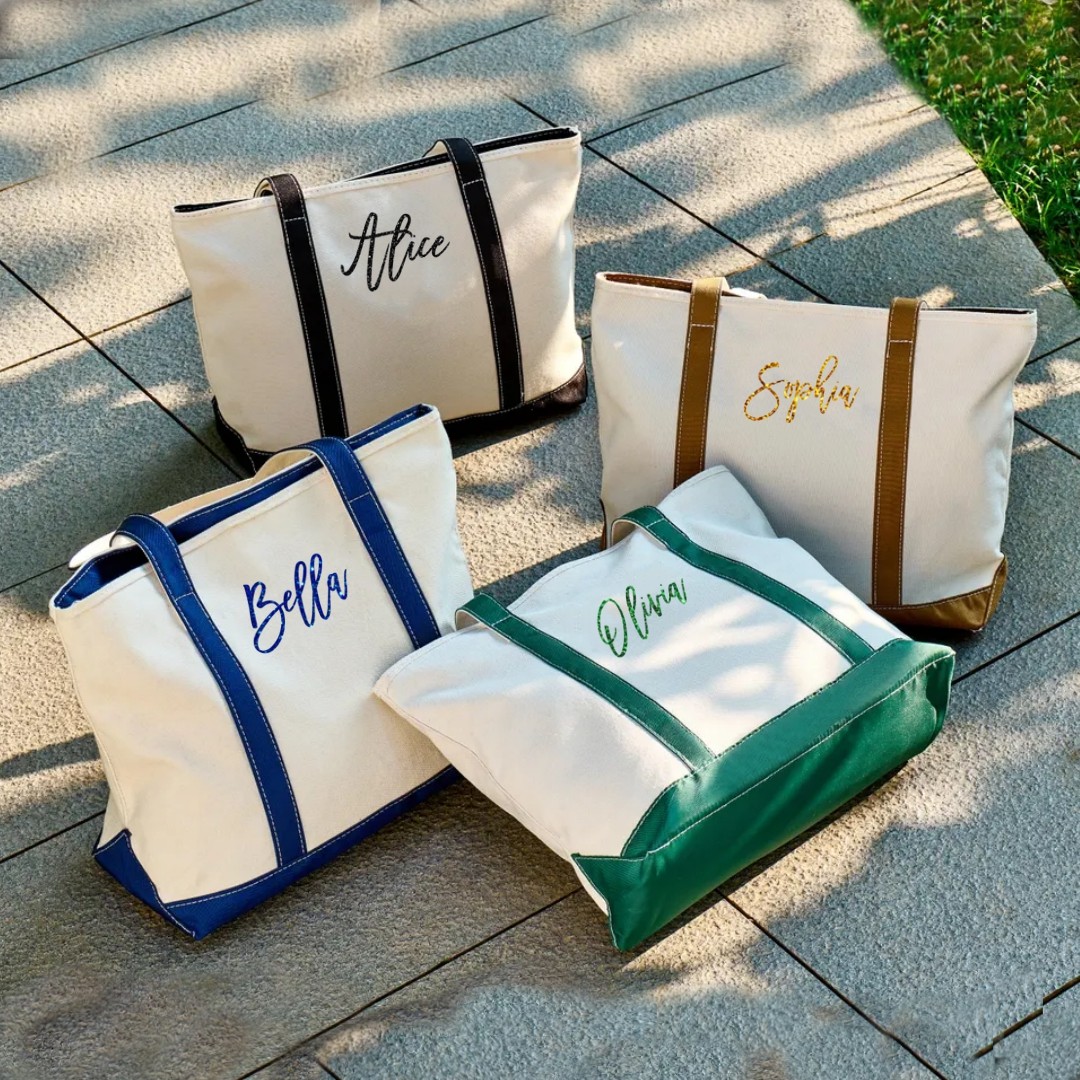 Custom CanvasToteBag定制名字帆布手提包伴娘礼品袋个性女士礼物,箱包皮具/热销女包/男包,时尚帆布包,淘宝优惠券,粉丝福利购,淘宝优惠卷