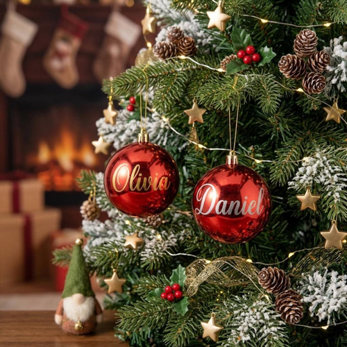Personalized Christmas ball 定制名字圣诞球圣诞节礼物圣诞装饰